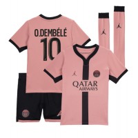 Maglie da calcio Paris Saint-Germain Ousmane Dembele #10 Terza Maglia Bambino 2024-25 Manica Corta (+ Pantaloni corti)